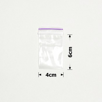 Набір пакетів із замком zip-lock 4х6см 50мкм (28873)