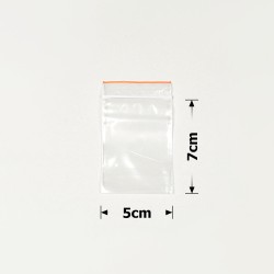 Набір пакетів із замком zip-lock 5х7см 50мкм (28874)