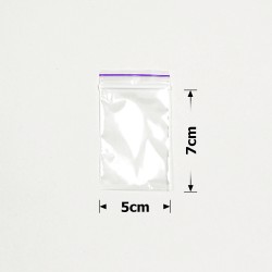 Набір пакетів із замком zip-lock 5х7см 50мкм (28874)