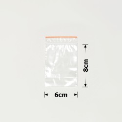 Набір пакетів із замком zip-lock 6х8см 50мкм (28875)