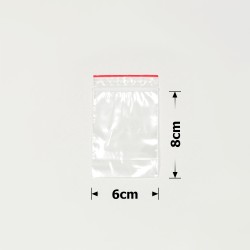 Набір пакетів із замком zip-lock 6х8см 30мкм (32386)