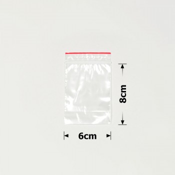 Набір пакетів із замком zip-lock 6х8см 30мкм (32386)