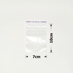 Набір пакетів із замком zip-lock 7х10см 50мкм (28876)