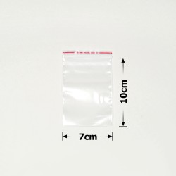 Набір пакетів із замком zip-lock 7х10см 30мкм (32387)