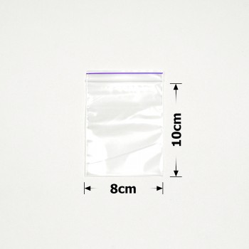Набір пакетів із замком zip-lock 8х10см 50мкм (28877)