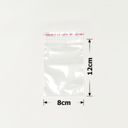 Набір пакетів із замком zip-lock 8х12см 30мкм (32389)