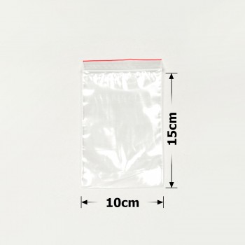 Набір пакетів із замком zip-lock 10х15см 30мкм (32397)