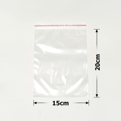 Набір пакетів із замком zip-lock 15х20см 30мкм (32400)