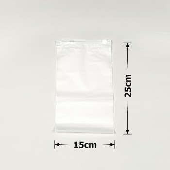 Набор пакетов слайдеров с белым замком 15х25см матовый 70мкм (28885)