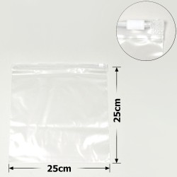 Набор пакетов слайдеров с белым замком 25х25см глянцевый 50мкм (28896)
