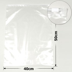 Набір пакетів слайдерів із білим замком 40х50см глянсовий 50мкм (28900)