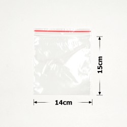 Набір пакетів із замком zip-lock 14х15см 30мкм (32399)