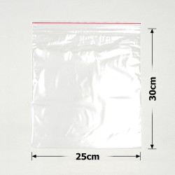 Набір пакетів із замком zip-lock 25х30см 30мкм (32405)