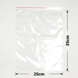 Набір пакетів із замком zip-lock 25х35см 30мкм (32406)