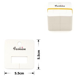 Планшетки бирки для товара картонные 100шт белые (23729)