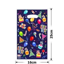 Набір подарункових целофанових пакетів 25мкм 16x25см 10шт (31534)