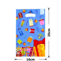 Набір подарункових целофанових пакетів 25мкм 16x25см 10шт (31538)