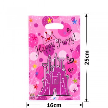 Набір подарункових целофанових пакетів 25мкм 16x25см 10шт (31526)