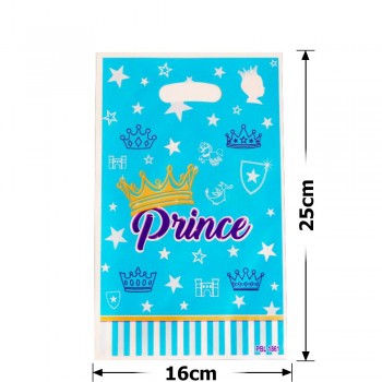 Набір подарункових целофанових пакетів 25мкм 16x25см 10шт (31542)