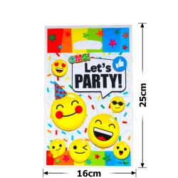 Набір подарункових целофанових пакетів 25мкм 16x25см 10шт (31547)