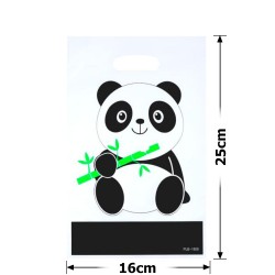 Набір подарункових целофанових пакетів 25мкм 16x25см 10шт (31488)