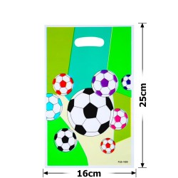 Набір подарункових целофанових пакетів 25мкм 16x25см 10шт (31505)