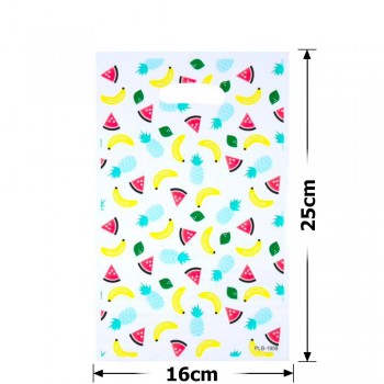 Набір подарункових целофанових пакетів 25мкм 16x25см 10шт (31489)