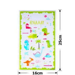 Набор подарочных целлофановых пакетов 25мкм 16x25см 10шт (31493)