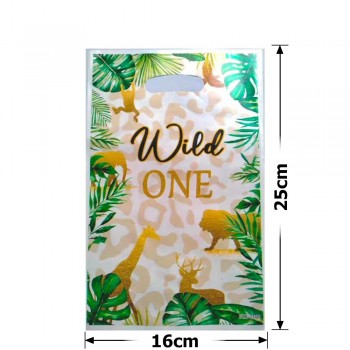 Набір подарункових целофанових пакетів 25мкм 16x25см 10шт (31495)