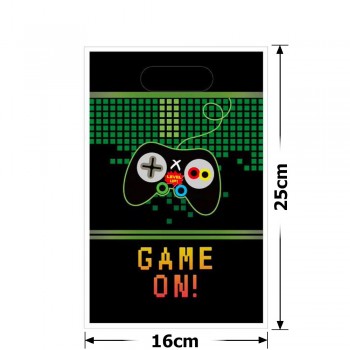 Набір подарункових целофанових пакетів 25мкм 16x25см 10шт (31496)