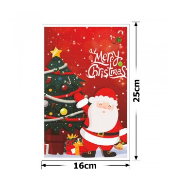 Набір подарункових целофанових пакетів 25мкм 16x25см 10шт (31508)