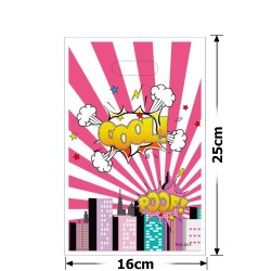 Набор подарочных целлофановых пакетов 25мкм 16x25см 10шт (31497)