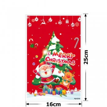 Набір подарункових целофанових пакетів 25мкм 16x25см 10шт (31511)