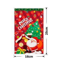 Набір подарункових целофанових пакетів 25мкм 16x25см 10шт (31512)