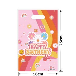 Набір подарункових целофанових пакетів 25мкм 16x25см 10шт (31551)