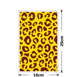 Набір подарункових целофанових пакетів 25мкм 16x25см 10шт (31500)