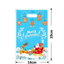 Набір подарункових целофанових пакетів 25мкм 16x25см 10шт (31514)