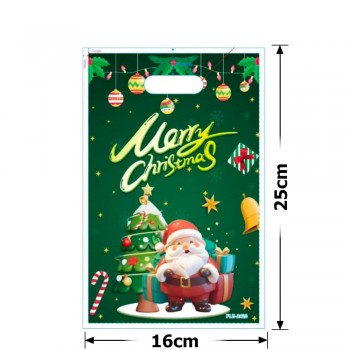 Набір подарункових целофанових пакетів 25мкм 16x25см 10шт (31515)