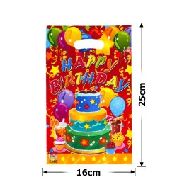 Набор подарочных целлофановых пакетов 25мкм 16x25см 10шт (31525)