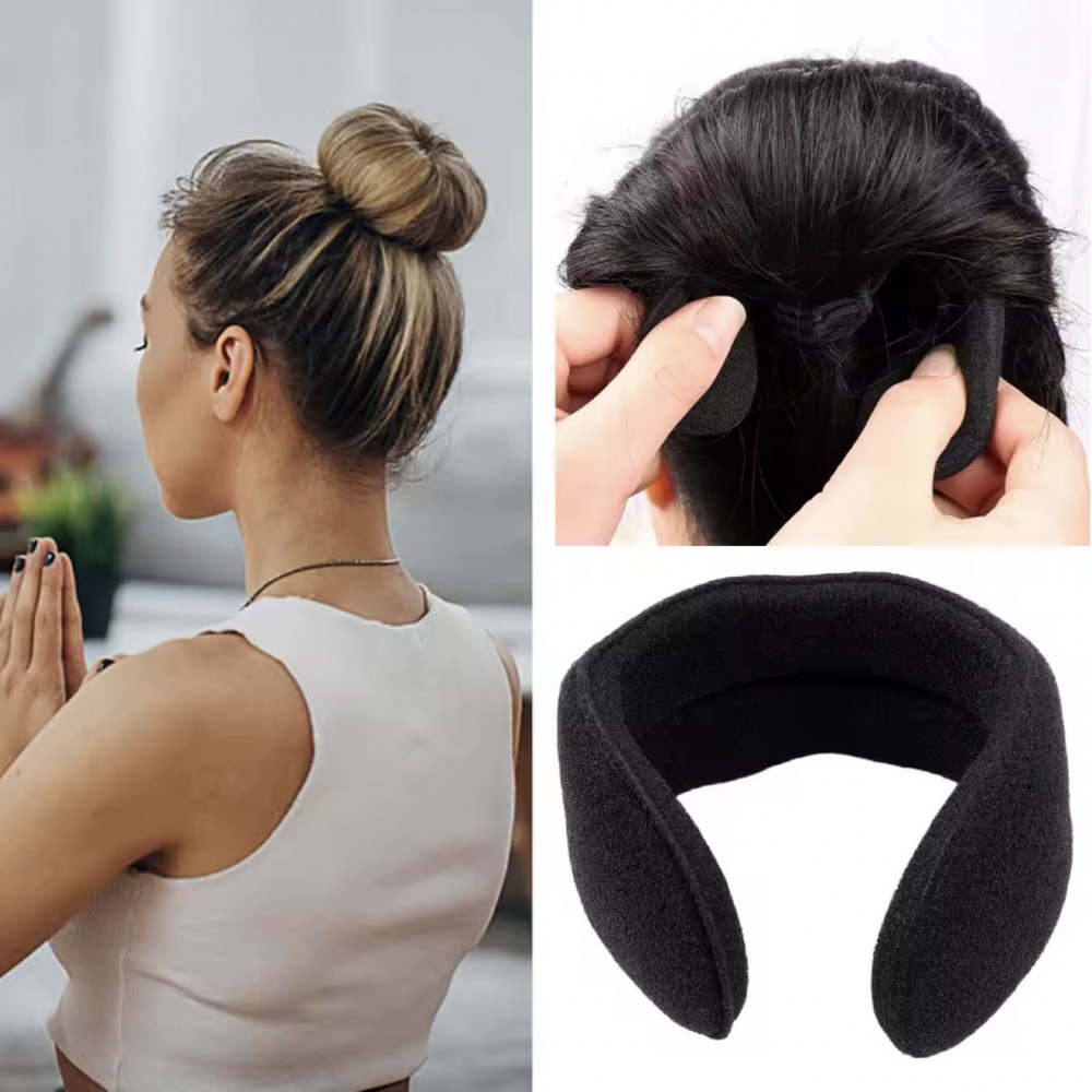 Набір заколок твістерів для зачісок 22.5см чорний (31379) 2