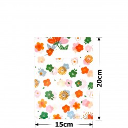 Набір подарункових целофанових пакетів 30мкм 15x20см (31442)