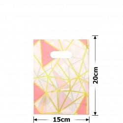 Набор подарочных целлофановых пакетов 30мкм 15x20см (31443)