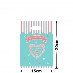 Набор подарочных целлофановых пакетов 30мкм 15x20см (31444)