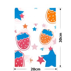 Набор подарочных целлофановых пакетов 30мкм 20x30см 100шт (31464)