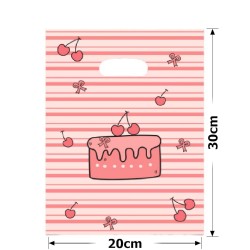 Набор подарочных целлофановых пакетов 30мкм 20x30см 100шт (31466)