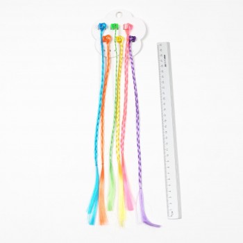 Набір заколок-прядок для волосся кольорові (31400)