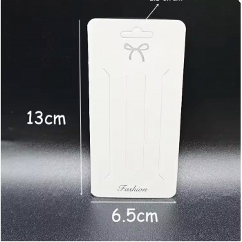 Планшетки бірки для товару картонні 100шт білі (31610)