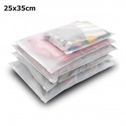 Набір пакетів слайдерів із білим замком 25х35см матовий 60мкм (31578)