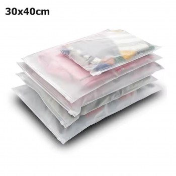 Набір пакетів слайдерів із білим замком 30х40см матовий 60мкм (31579)